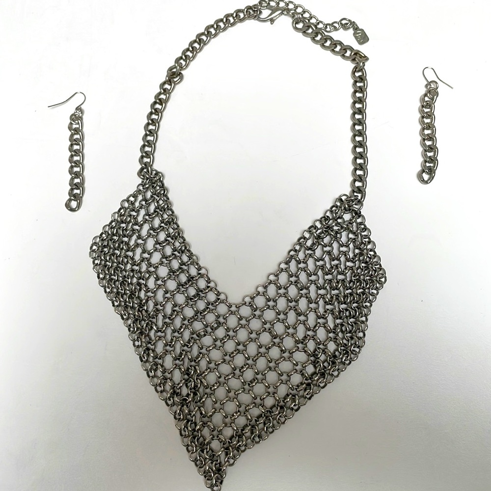 Necklace and earrings